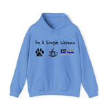 Personalized I'm A Simple Woman Custom Number Hoodie 2D Printed HN231521