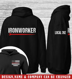 Personalized Ironworker Custom Name Hoodie 2D Printed LVA231580