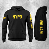 Personalized US Officer Custom Text And Name Hoodie 2D Printed QTHN1608