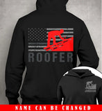 Personalized US Roofer Hoodie 2D Printed KVH231636