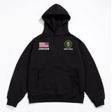 Personalized US Military Custom Name & Time Hoodie 2D Printed KVH1672