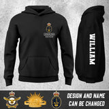 Personalized Australian Military Retired Hoodie 2D Printed QTHN1683
