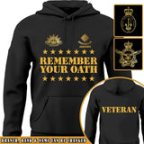 Personalized Australian Armed Forces Hoodie 2D Printed 231684AHVQ