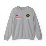Personalized US Military Custom Name & Time Hoodie 2D Printed KVH1672