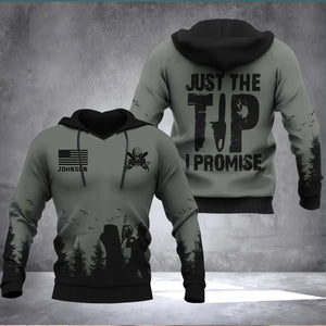 Personalized Just The Tip I Promise US Arborist Logger Hoodie 3D Printed KVH1715