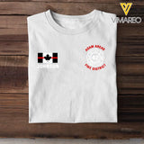 Personalized Canadian Firefighter Department Custom Name & ID Hoodie 2D Printed KVH231624