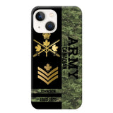 Personalized Canadian Armed Forces Logo Custom Name Phonecase Printed 231721AHVA