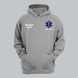 Personalized EMS EMT Paramedic Retired Custom Title & Service Time Hoodie 2D Printed QTHN1734