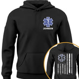 Personalized US EMS Emergency Medical Custom Name Hoodie 2D Printed HN231733