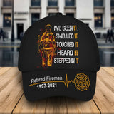 Personalized Firefighter Flag Black Cap 231755AHVH