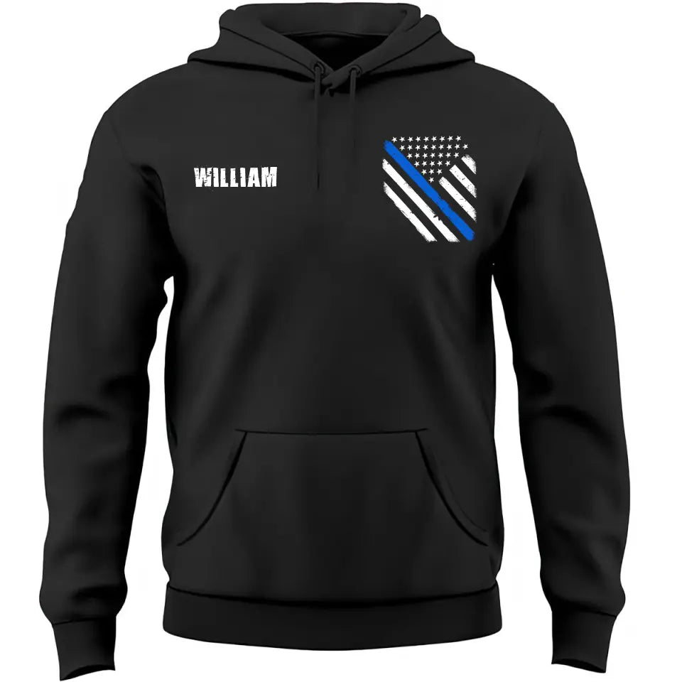 Personalized Sheriff US Police Hoodie 2D Printed QTHN24137
