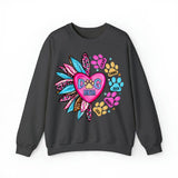 Personalized Dog Mom Sunflower Dog Lovers Gift Valentine's Day Gift Sweatshirt or Hoodie Printed HN24159