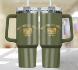 Personalized Australian Veteran Rank Camo 40oz Matte Tumbler With Handle Printed KVH24157