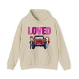 Personalized Couple Jeep Loved Valentine's Day Gift Sweatshirt or Hoodie Printed HN24165