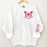 Personalized In My Auntie Era Butterflies Custom Kid Names Sweatshirt Printed HN24302