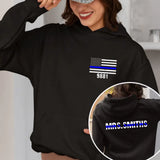 Personalized US Police ID & Name Hoodie 2D Printed VQ24307