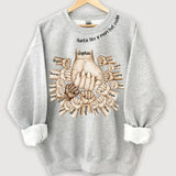 Personalized Auntie Like A Mom But Cooler Hands with Kid Names Sweatshirt Printed VQ24402