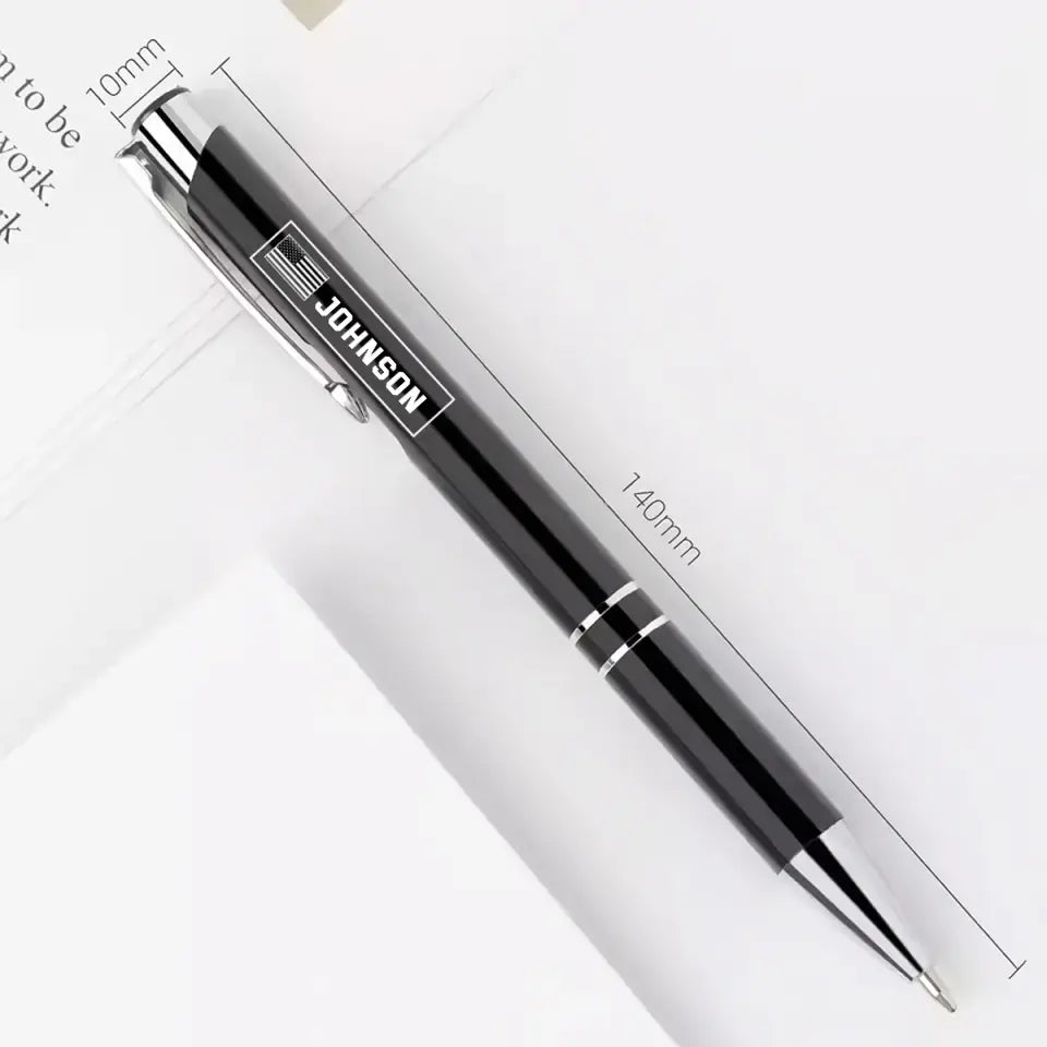 Personalized US Officer Custom Name Pen Laser Engraving Printed QTVQ24474