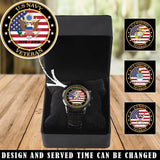Personalized Canadian Armed Forces Logo Custom Time Watch Printed 24469AHVQ