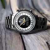Personalized United States Army Logo Custom Name & Time Watch Printed QTLVA24486