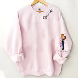Personalized Police Couple Officer Wife Custom Name Sweatshirt Printed QTKVH24496