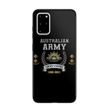 Personalized Australian Army Rank Camo Custom Name & Time Phonecase Printed AHVQ24540