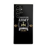 Personalized Canadian Army Rank Camo Custom Name & Time Phonecase Printed AHVQ24540