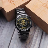 Personalized US Army Corps Rank Camo Custom Name & Served Time Watch Printed AHVQ24551