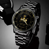 Personalized Canadian Armed Forces Rank Camo Custom Name & Served Time Watch Printed AHVQ24563