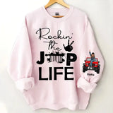 Personalized Rockin The Jeep Life Jeep Girl Sweatshirt Printed HN24556