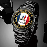 Personalized French Army Logo Custom Time Watch Printed AHVQ24572