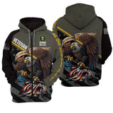 Personalized US Veterean All Gave Some Some Gave All Zip Hoodie 3D Printed KVH231751