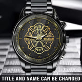 Personalized Fire Dept Firefighter Custom Name Watch Printed QTHN24647
