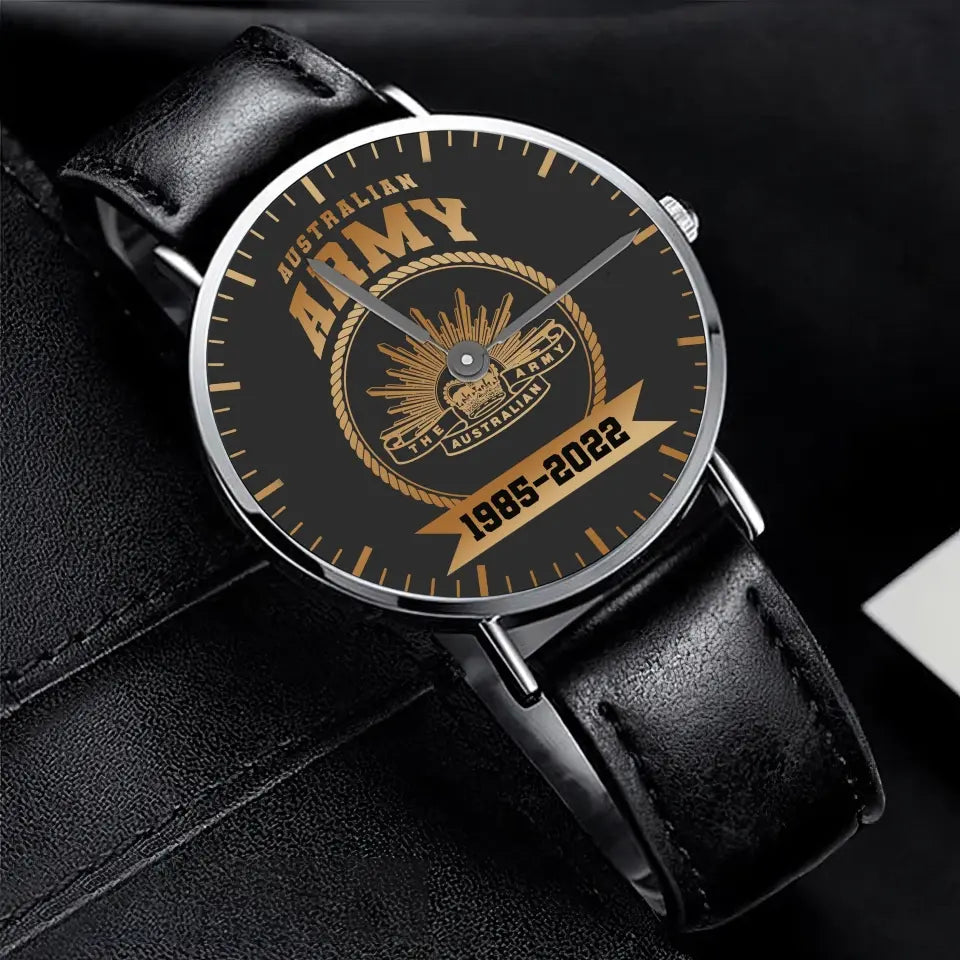 Personalized Australian Army Logo Custom Time Watch Printed AHKH24655