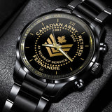 Personalized Canadian Army Retired Rank Camo Custom Name & Served Time Watch Printed AHVA24652