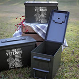 Personalized I Am A Veteran I Am Who I Am I Have Anger Issues & Thin Patience I Do Not Play Well With Stupid People Canadian Veteran Ammo Box Printed VQ24722