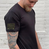 Personalized US Flag Custom Name T-shirt Printed QTVQ24743