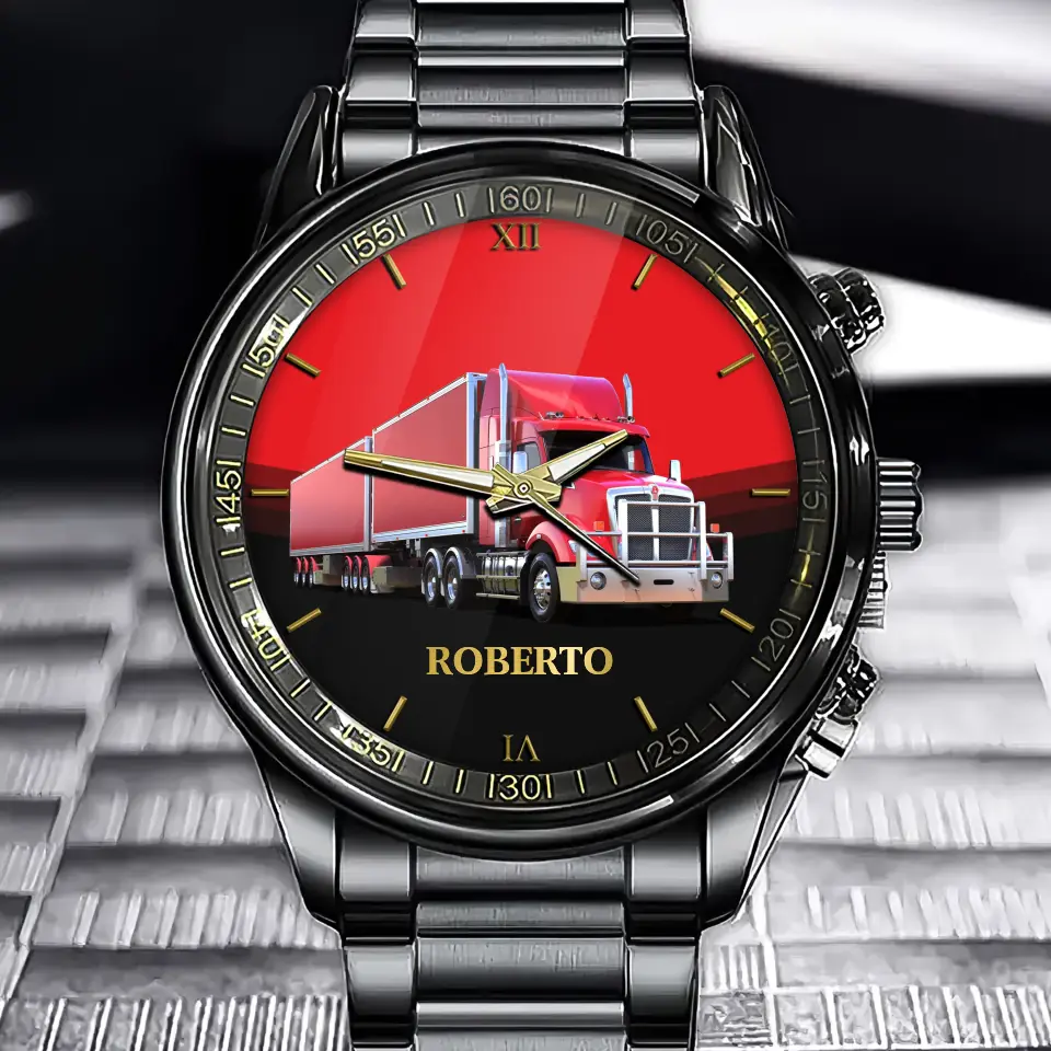 Personalized Truck Color Custom Name Watch Printed KVH24750