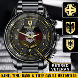 Personalized Retired German Army Custom Name Watch Printed AHVA24747