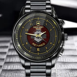 Personalized Retired Swiss Army Custom Name Watch Printed AHVA24747