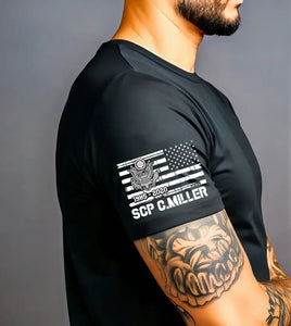 Personalized US Army Logo Custom Name & Time T-shirt Printed QTVA24739
