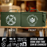 Personalized Anatomy Of A Pew Canadian Army Retired Veteran Custom Name & Time Ammo Box Printed AHVA24777