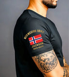 Personalized Norwegian Veteran Custom Name & Time T-shirt Printed KVH24878
