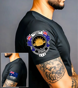 Personalized Australian Army Logo Custom Name & Time T-shirt Printed AHVA24912