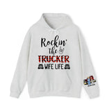 Personalized Rockin' The Trucker Wife Life Hoodie 2D Printed HN24931
