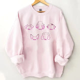 Personalized Dog Ear Line Dog Names Sweatshirt Printed HN24970