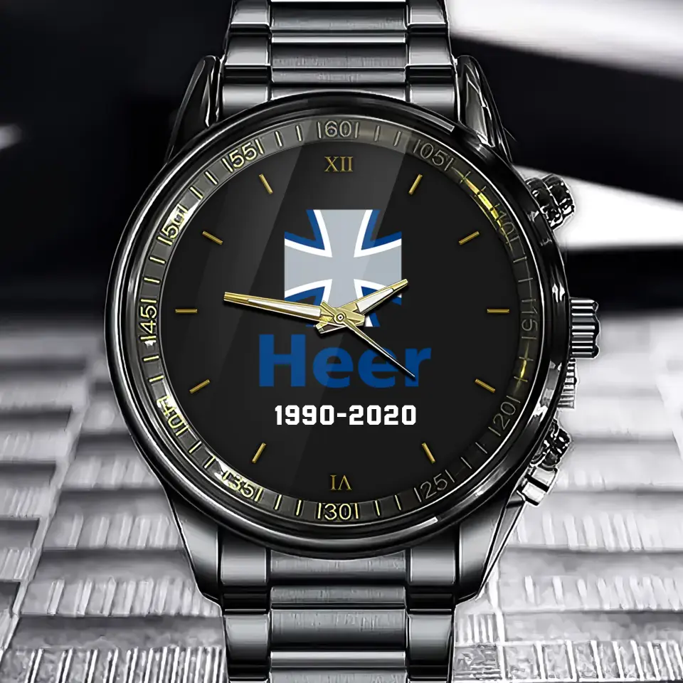 Personalized German Military Branch Logo Custom Time Watch Printed KVH241053
