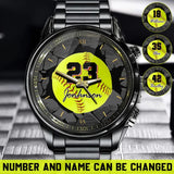 Personalized Baseball Player Custom Name & ID Watch Printed HN241066
