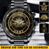 Personalized Australian Army Logo Custom Service Time Watch Printed AHVA241068
