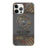 Personalized Australian Firefighter Custom Time Phonecase Printed QTKH241100